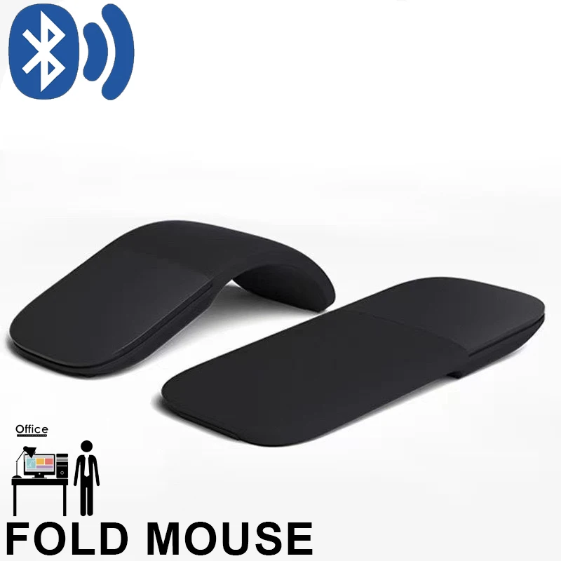 Original Bluetooth Folding Silent Touch Mouse For APPLE Microsoft ...