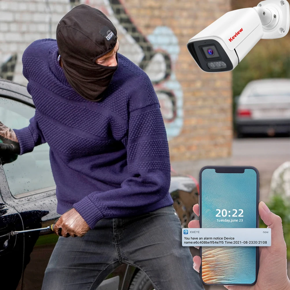 Lorex C881DAB Telecamera Deterrenza Telecamera Di Sicurezza Analogica Lorex C881DAB 4K Ultra HD - Proiettile Con Deterrenza Attiva, Nuova Originale Tcl C845 - Foto 6