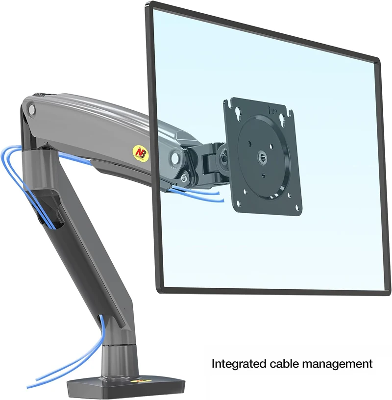 NB North Bayou Monitor Arm Desk Mount Ultra Wide Full Motion Swivel Long Arm with Gas Spring for 22''-35''  G70