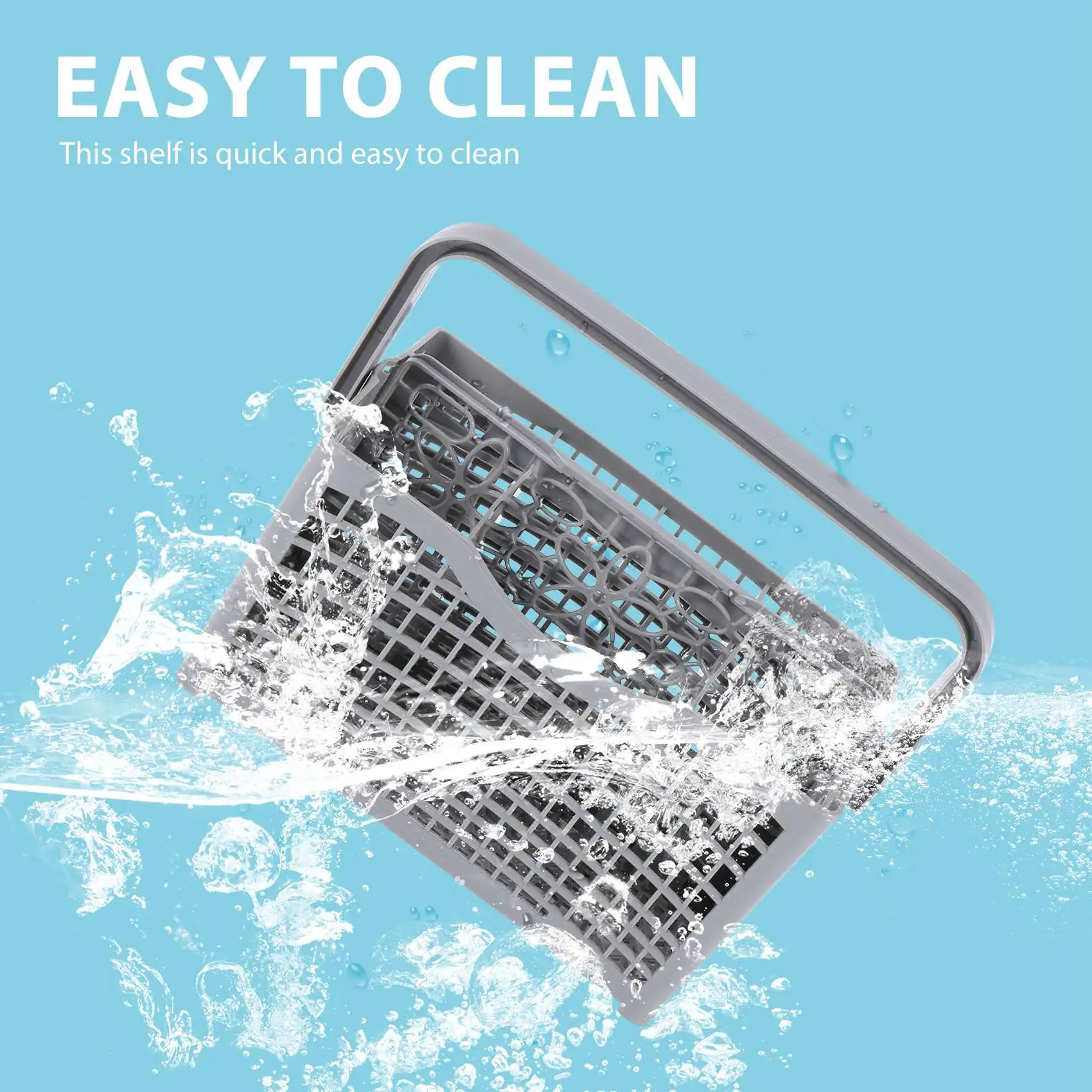 Universal Cutlery Dishwasher Replacement Basket Dishwasher Accessories for Bosch, Maytag, Kenmore, Whirlpool, LG,Samsung HOT