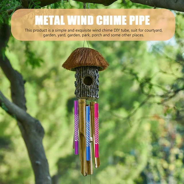 Wind Chime Chimes Outdoor Aluminum Parts Kit Tubes Diy Hollow Sympathy Kits  Garden Memorial Windchime Your Build Craft Tube - AliExpress