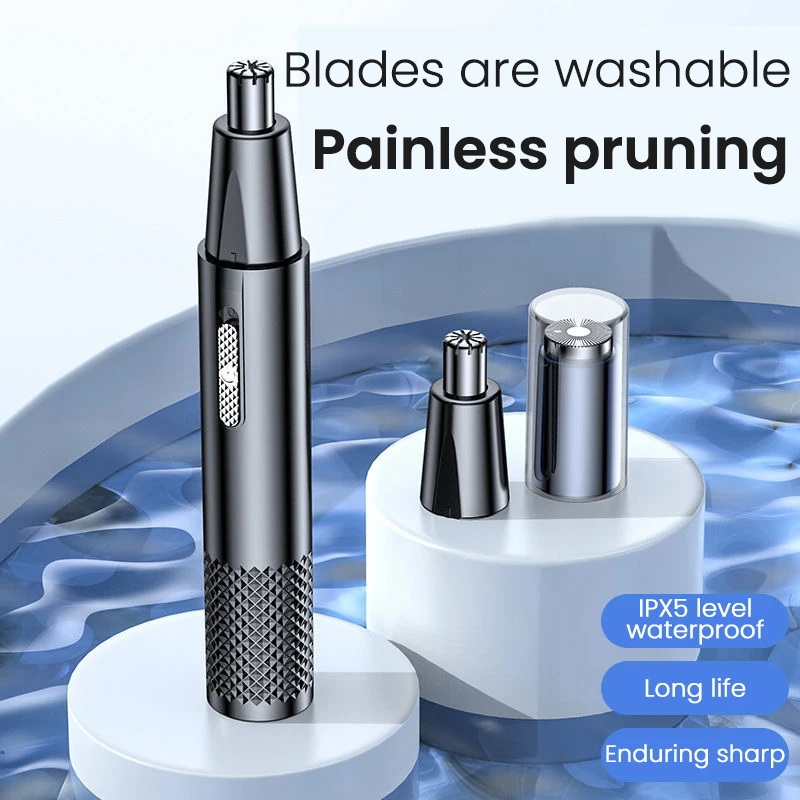 

Electric Nose Hair Trimmer Facial Care Rechargeable Nose Ear Trimmer for Men Usb Charging Shaver Hair Removal Razor Beard