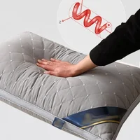 Orthopedic Pillow for Cervical Support & Sleep Aid High Resilience Non-Collapsing Core Student Single Pillow Home/Dorm/Hotel Use 5