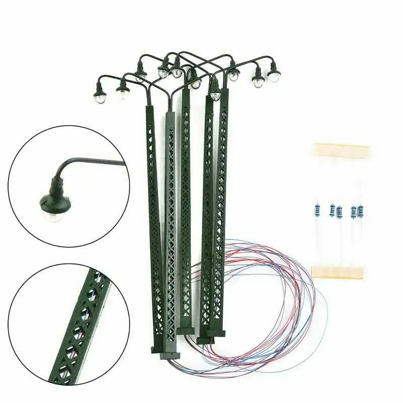 LED Ampeln Set Für Spur H0 Eisenbahn-und Bauprojekte 1:87 Maßstab LED Ampeln Set Für Spur H0 Eisenbahn-und Bauprojekte 1:87 Maßstab