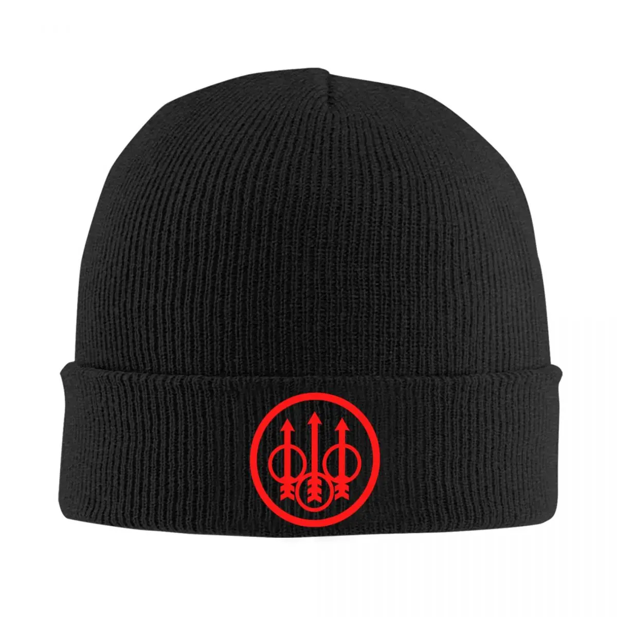 

Red Beretta Firearm Gun Beanie Cap Unisex Winter Warm Bonnet Femme Knit Hats Street Outdoor Skullies Beanies Caps For Men Women