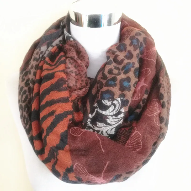 Fashion Design Sexy Leopard Dot Shawl infinity Scarf High Quality Neckerchief Autumn Winter Foulards Muslim Hijab Sjaal 3