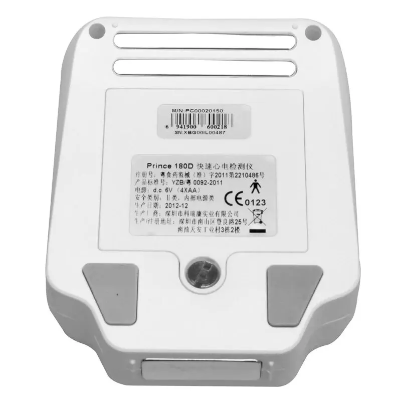 Heal Force Prince 180D Easy Handheld ECG Monitoring Machine Mini Portable LCD Electrocardiogram Heart Monitor Health Care