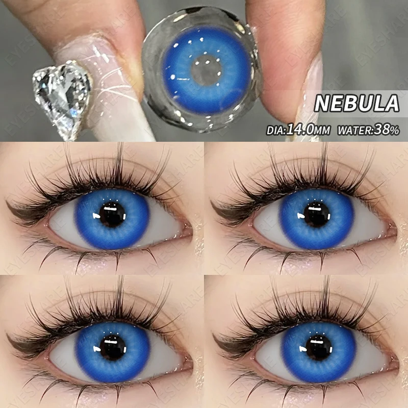 D'ORELLA Vibrant Color Cosmetic Contact Lenses - Express Delivery