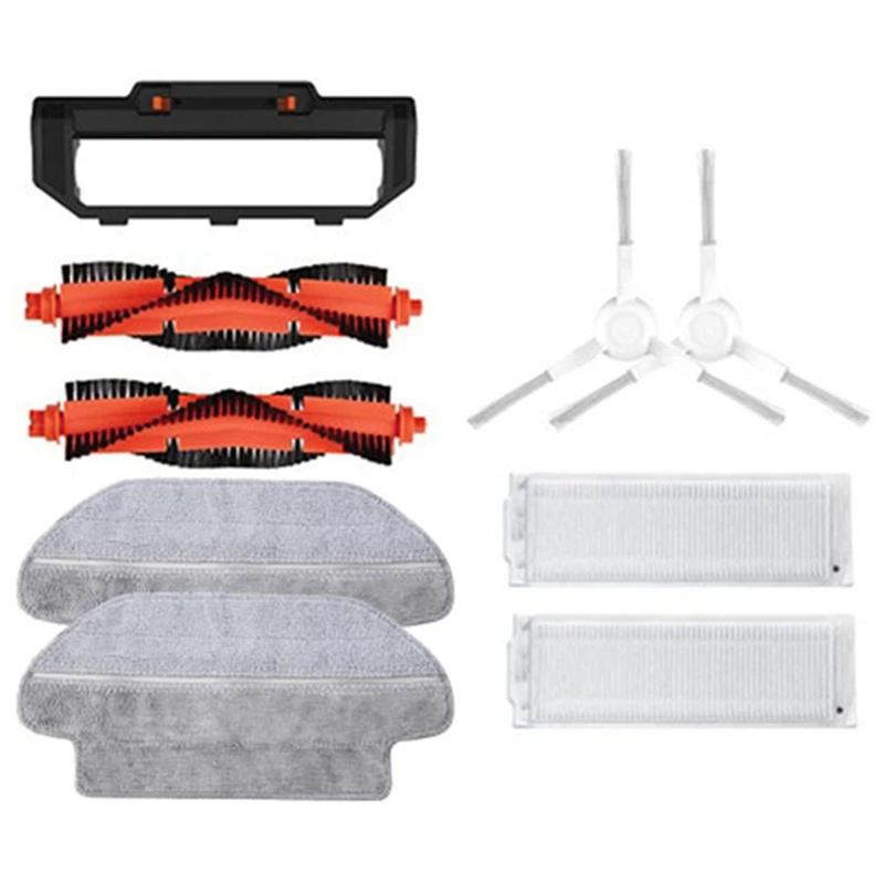 

9Pcs Robot Vacuum Spare Parts For Xiaomi STYTJ02YM Robot Vacuum Cleaning Robot Main Roll/Side Bruh/Air Filter/Mop Cloth