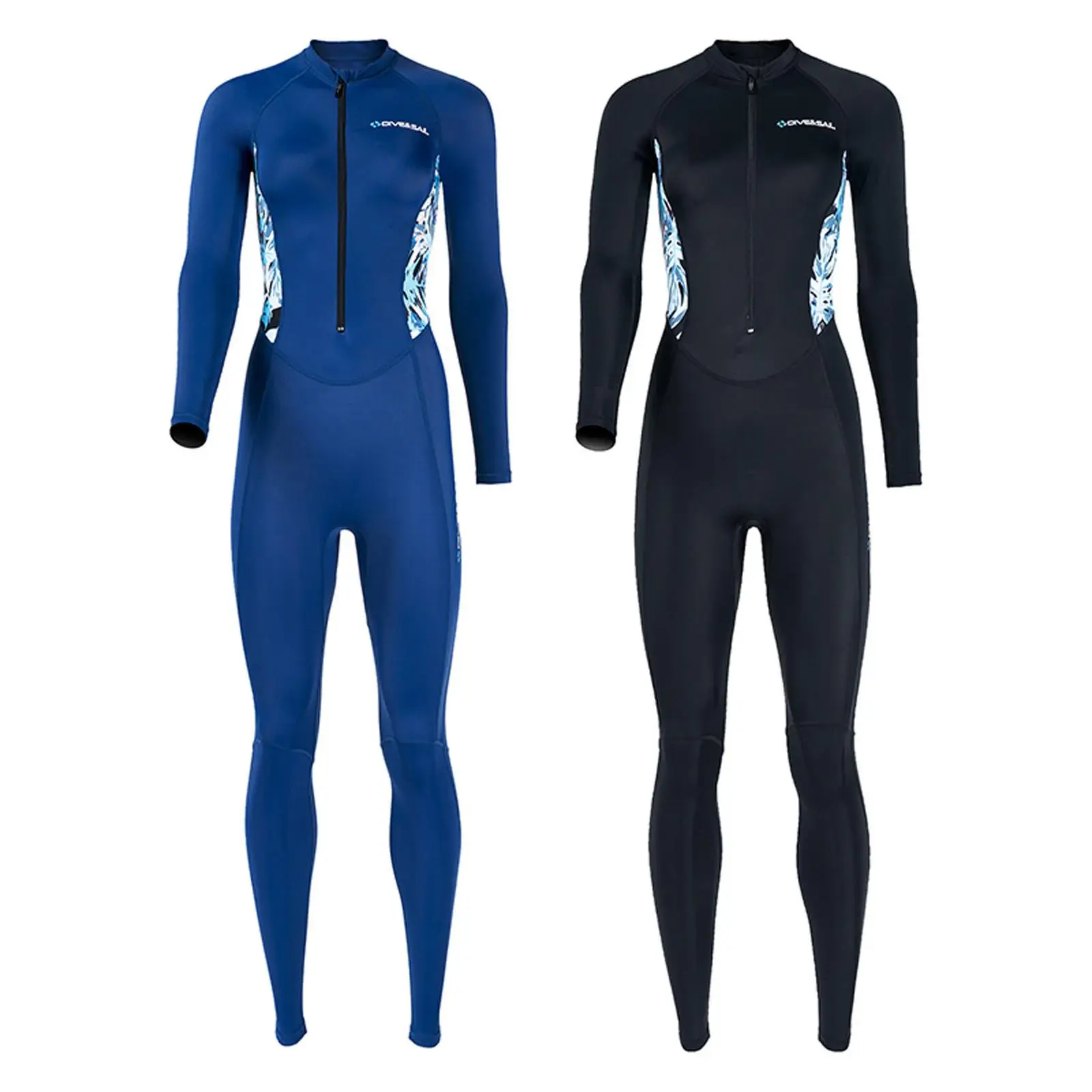 Women Wetsuit Long Sleeve Breathable Front Zip Quick Drying Dive Suit for Water Sports Surfing Summer Free Diving Kayaking