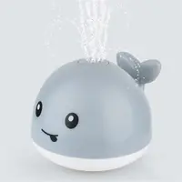 Water Sprinkler Baby Shower Bath Toy Water for Play Light Up Whale Toy Swimming Pool Toy Funny Gift for Boys Girls 2
