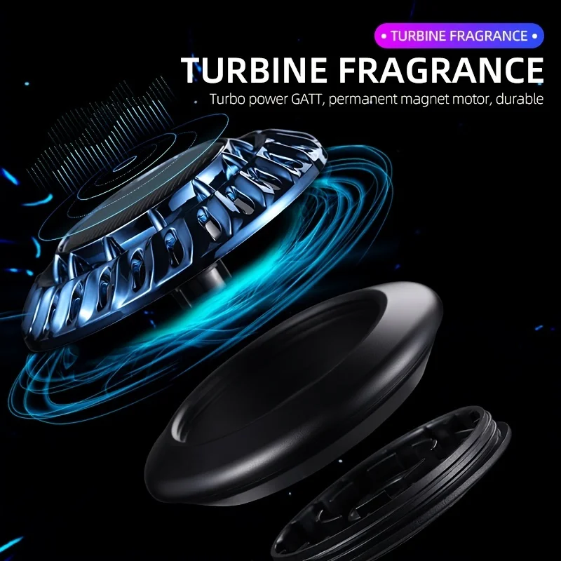 Solare Auto Rotante Astronave Auto Aromaterapia Profumo Deodorante per l'aria Olio essenziale Diffusore per auto Profumo per filtro dell'aria - Image 5