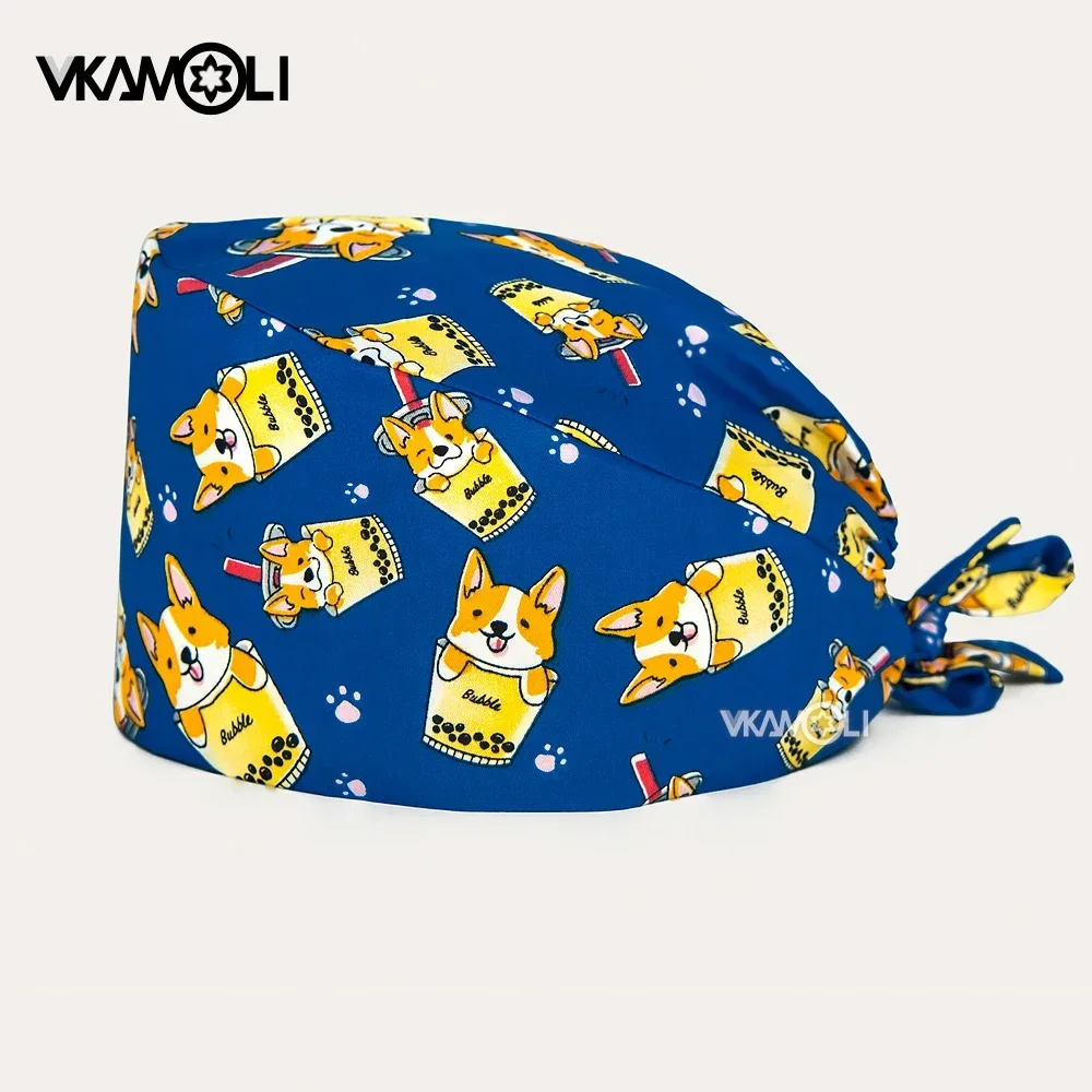 Nurse Hat medical scrub hats For Women Men gorros quirurgic Salon Pharmacy Bonnet Caps Lab Pet Doctor Surgicals Cap