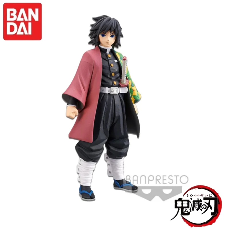Original Bandai Anime Character Collectible Figure - Agatsuma Zenitsu, Tokitou Muichirou, Kamado Tanjiro, and Kanroji Mitsuri