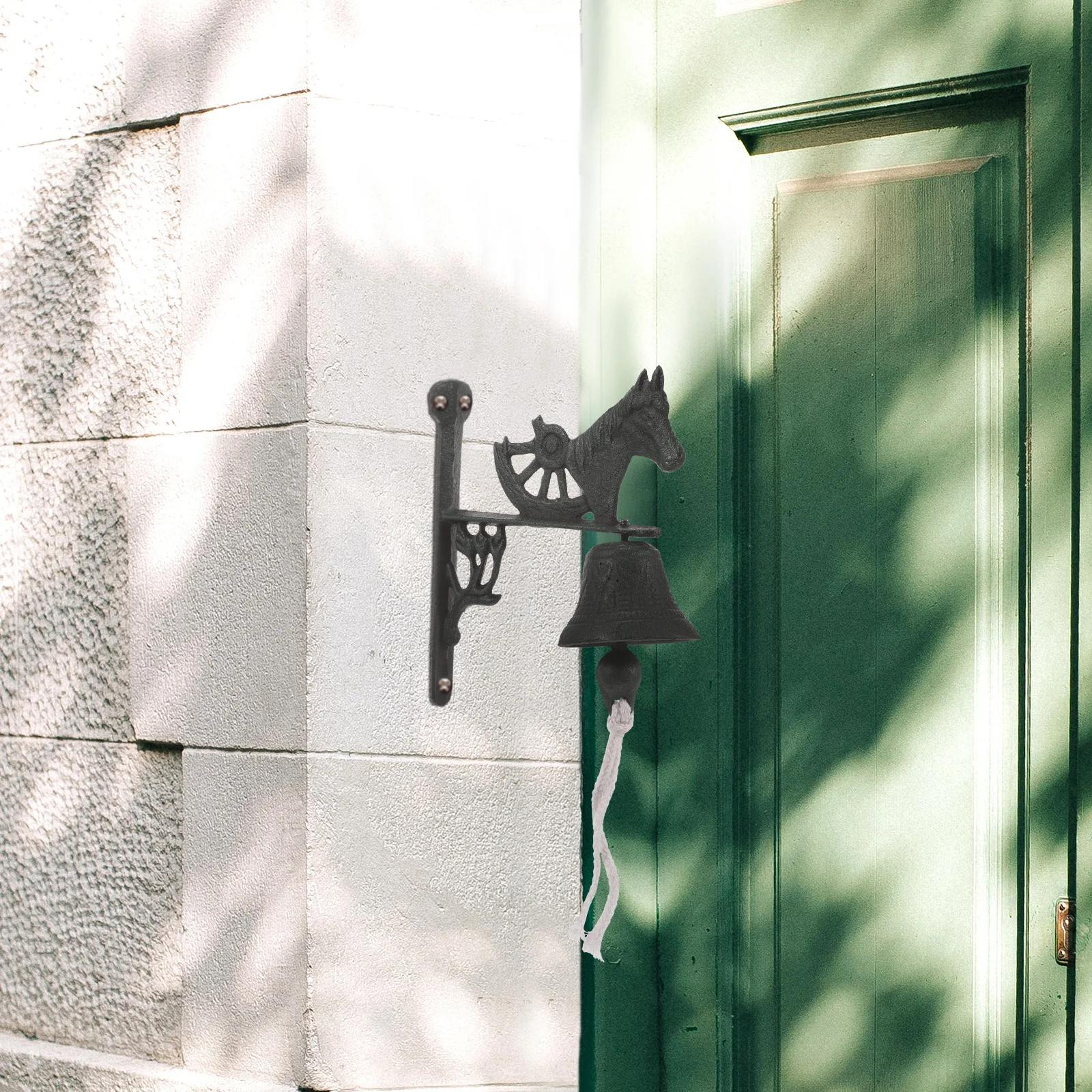 

Door Bell Gate Dinner Bells Outdoor Wheel Vintage Church The Retro Rural Balcony