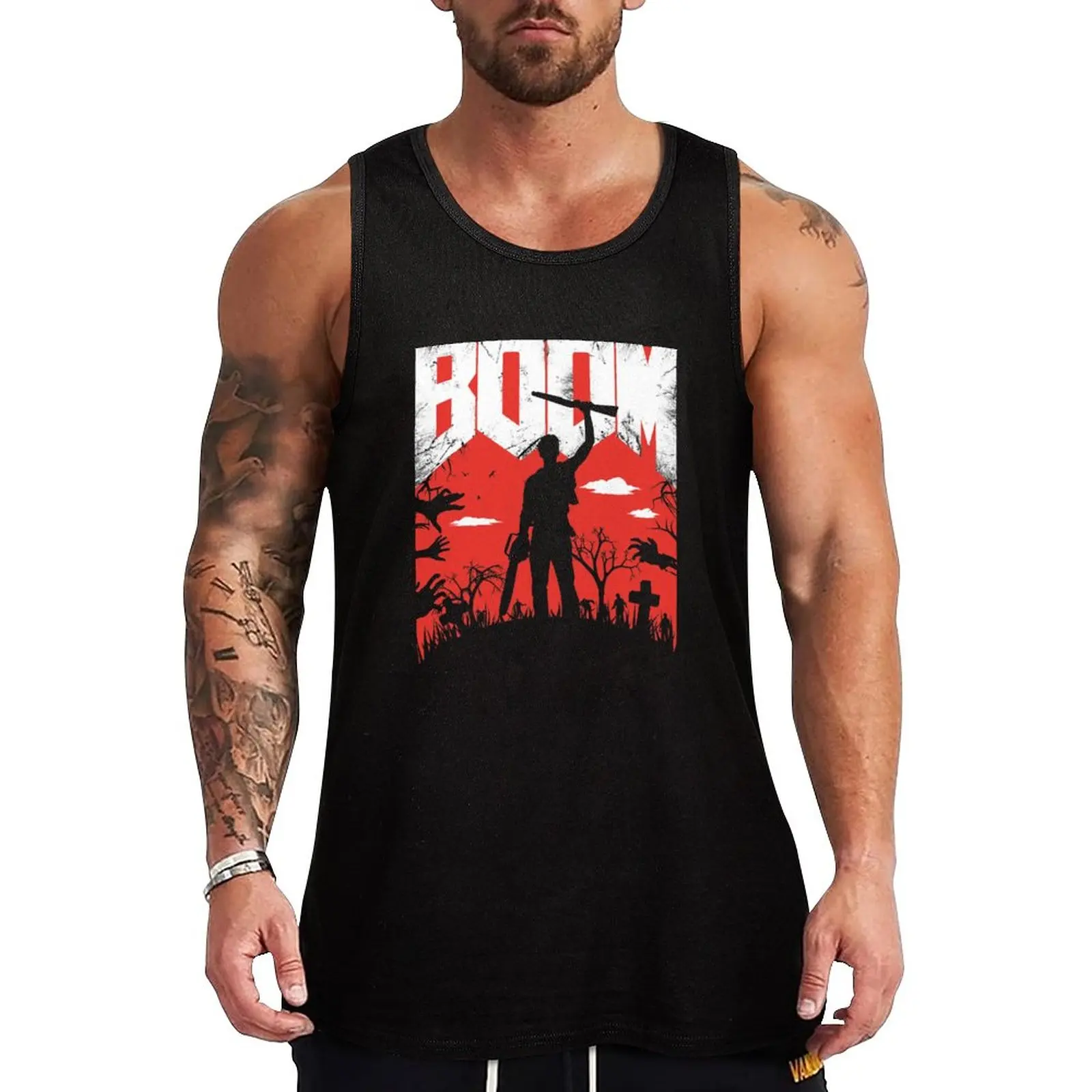 

New This is my Boomstick! Tank Top sleeveless gym shirts male sleeveless
