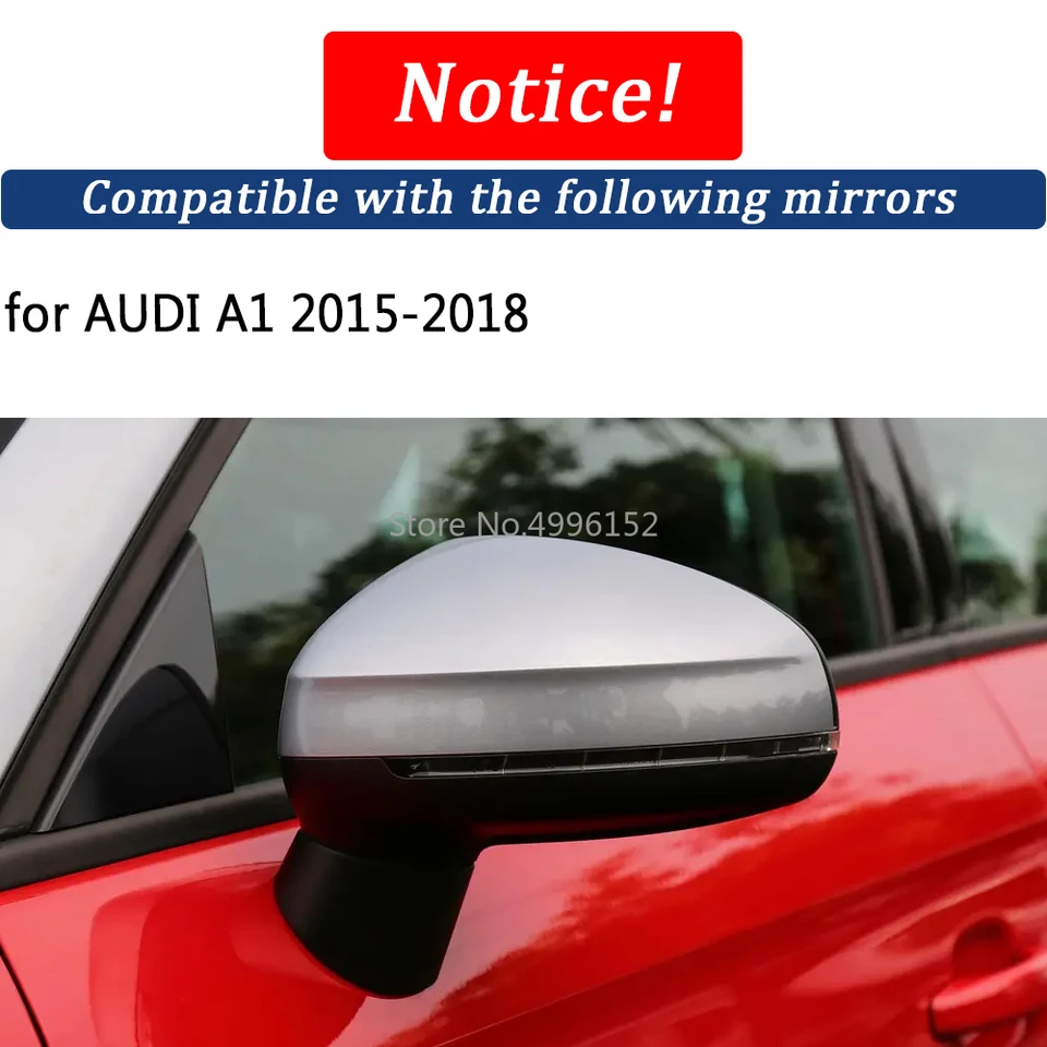 Retrovisor Izquierdo Eléctrico Para Audi A1 (2010-2018) – Con Calefacción, Flecha Direccional Y Espejo Asférico