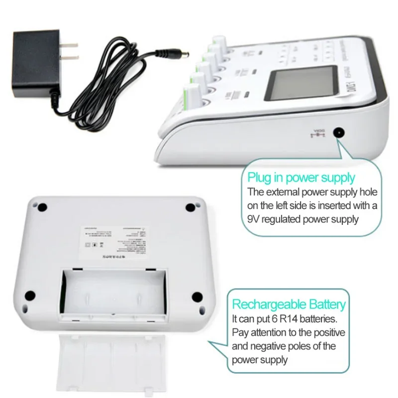 DMZ-I TENS Equipment Massager Needle Electric Muscle Stimulator 6 Output Channel Electroacupuncture Acupuncture Physiotherapy