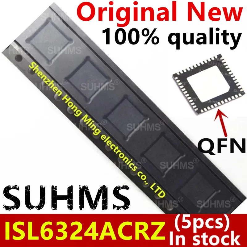 

(5 шт.) 100% новый набор микросхем ISL6324A ISL6324ACRZ QFN-48