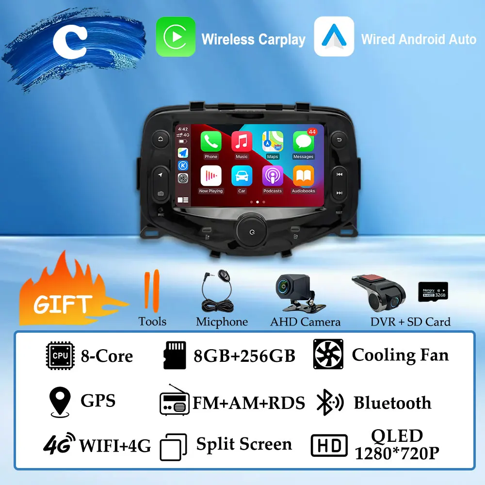 (C) 8G 256G AHD DVR