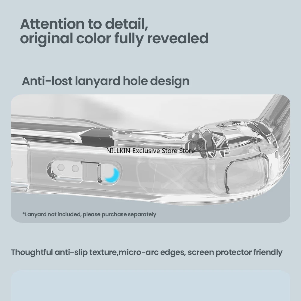 Transparent Minimalist Shockproof TPU Pro Phone Case by Nillkin
