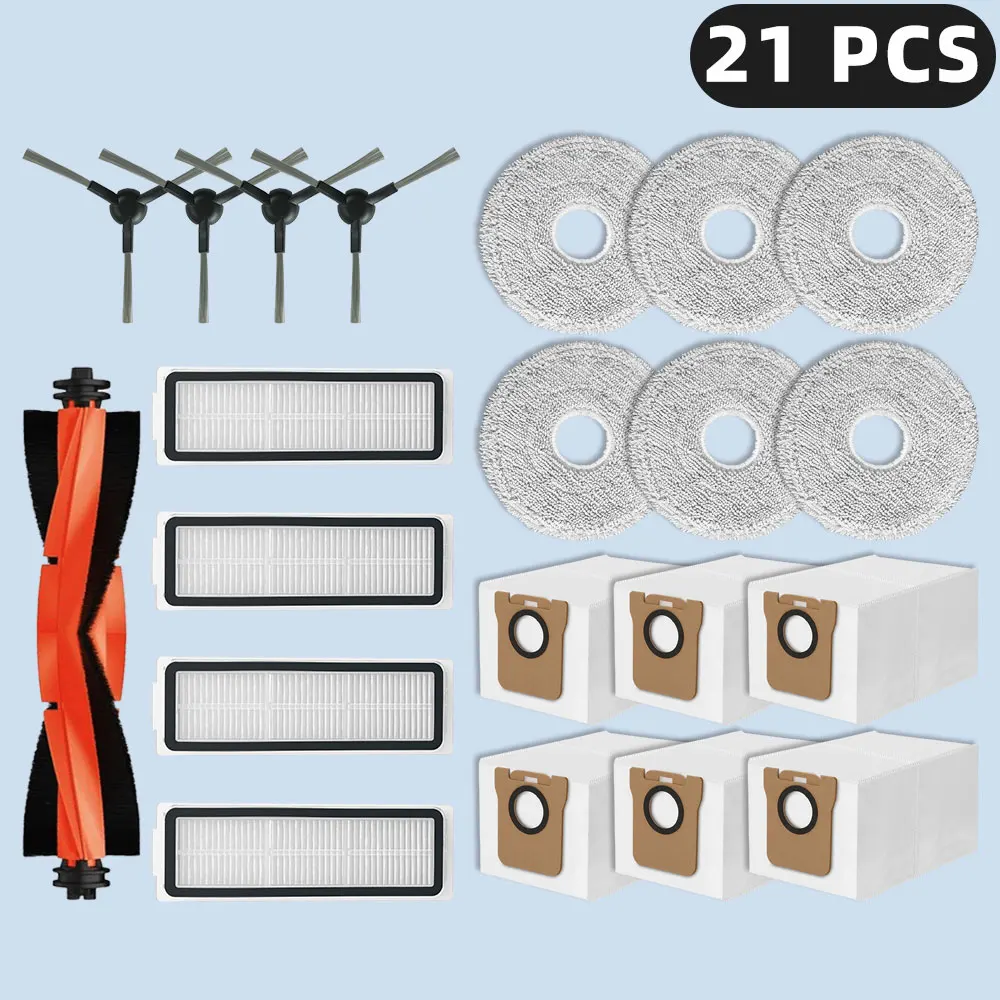 Kit Ricambi Aspirapolvere Robot Xiaomi X20 - Spazzole, Filtri, Panni