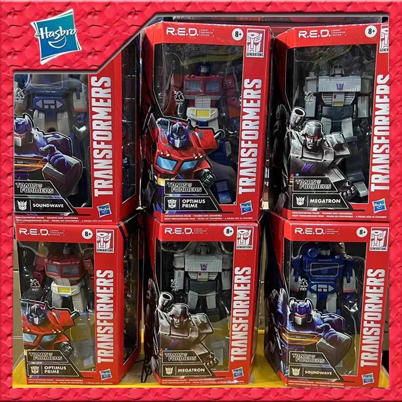 Trasformatori R.E.D. Robot Enhanced Design G1 Optimus Prime Megatron Soundwave Action Figure Toy Collection Hobby Gift