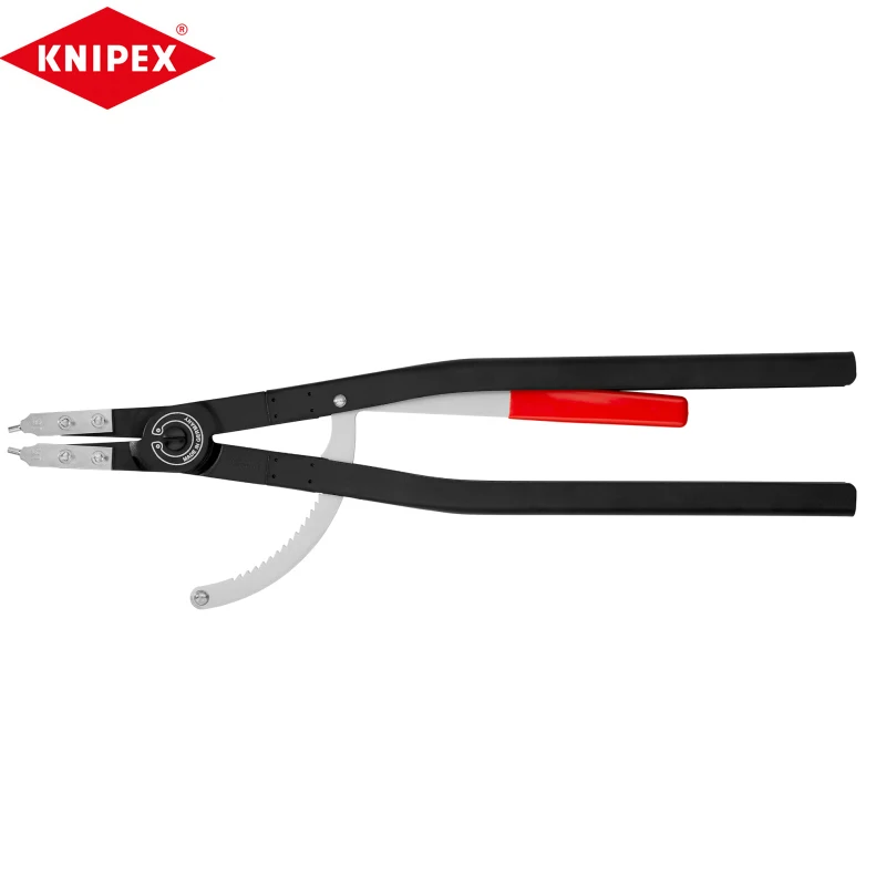 Knipex 44 10 J6 Pinze Per Anelli Elastici Interni Verniciatura A Polvere Nera La Testa Del Morsetto Può Essere Sostituita Dotata Di Dispositivo Di Blo