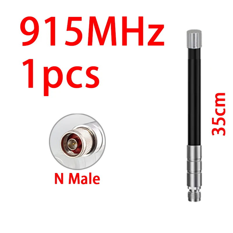 LoRa 915MHz 868MHz 유리섬유 안테나 실외 옴니 안테나 헬륨 밥캣 마이너 핫스팟 안테나 (Meshtastic Lorawan 장거리용)