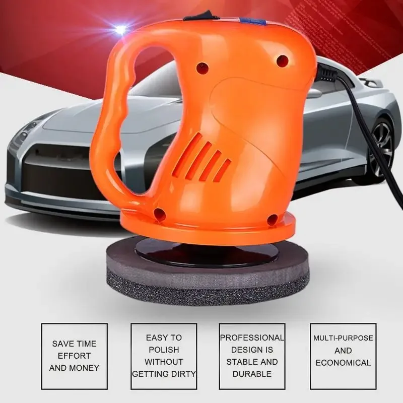 Portable Electric Sander Auto Vehicle Polisher Electric Tools Buffing Waxing Waxer Car Polishing Machine Waxed Buffer Cleaner 2