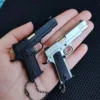 Csnoobs 1:3 Mini M1911 Alloy Pistol Fake Gun Keychain Pendant Detachable Toy Gun Model For PUBG Weapon Adult Kids Gift 2
