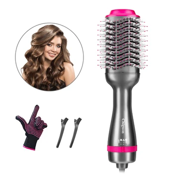 뜨거운 공기 빗 헤어 드라이어 브러쉬 블로우 드라이어 헤어 스타일러 원 스텝 헤어 드라이어 및 Volumizer 업그레이드 송풍기 브러쉬 헤어 드라이어 헤어 브러시