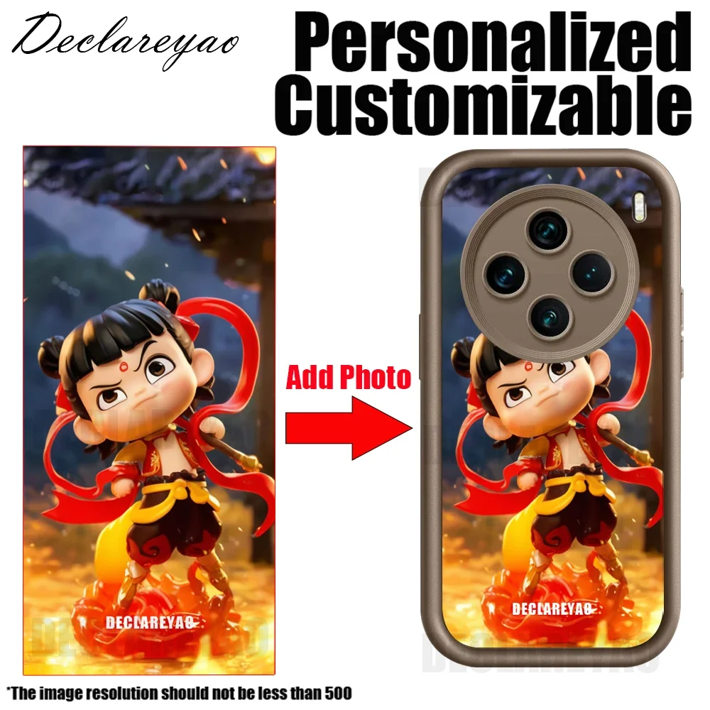 Personalisierte DIY Name Foto Benutzerdefinierte Matte Spiegel Licht Dünne Fall Für VIVO S19 S18 S17 S16 S15 S12 S10e S1 Pro Abdeckung Silikon Weiche – Detail 4