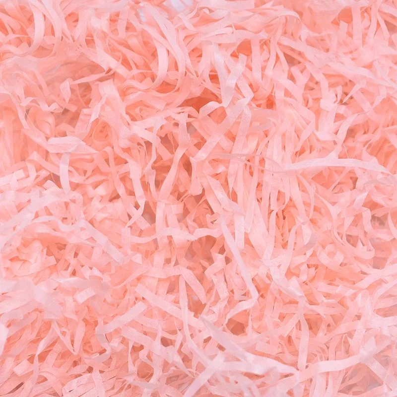 Decorative Raffia Paper Crumpled And Shredded Paper Color Crumpled Party Craft Gift Box Decoration Filling Material