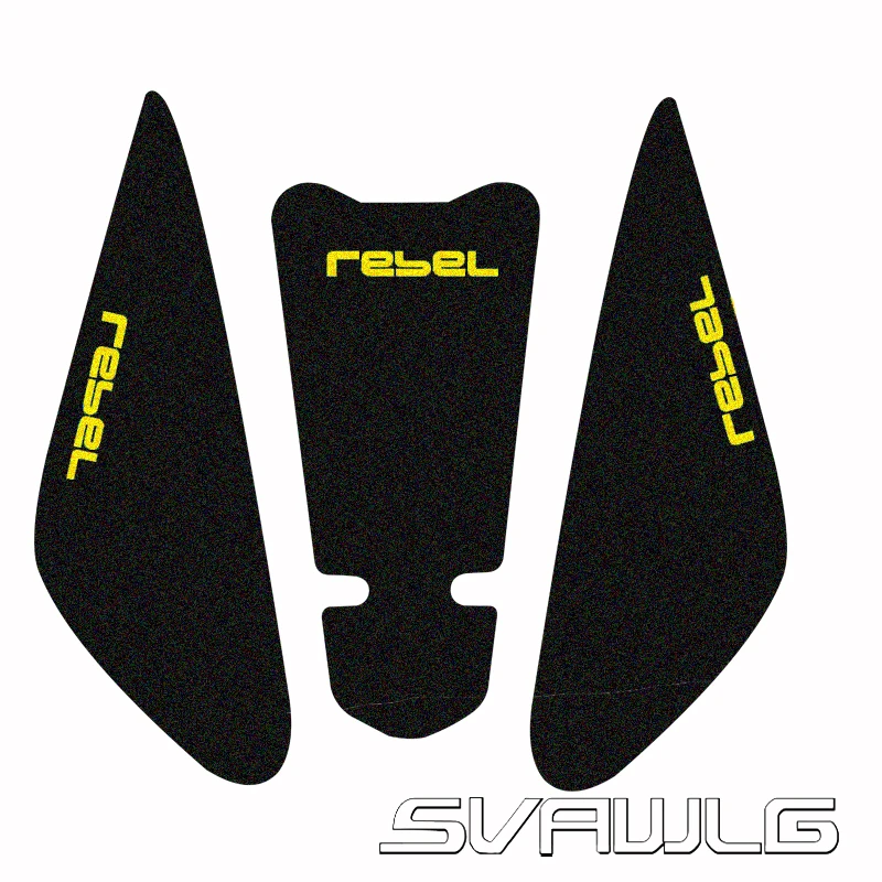 Protezione Serbatoio In Gomma Per Honda Rebel CMX 500 300 - Adesivi Antiscivolo E Antigraffio, Accessori Moto, Coppia, Colore Nero