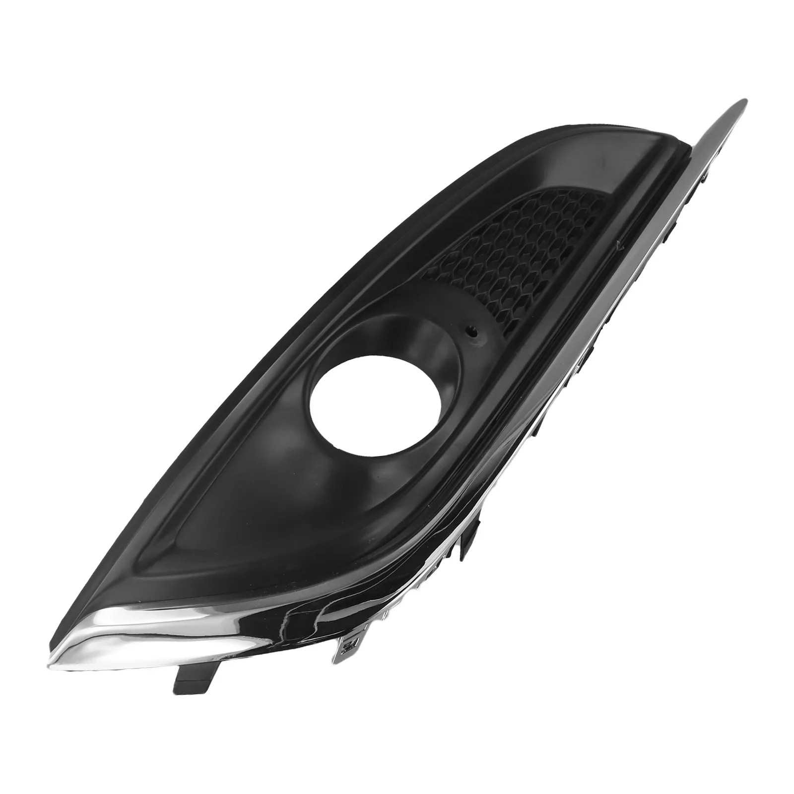 실용적인 안개등 커버 안개등 커버 23175793 Insignia 2013-17 용 블랙 Vauxhall 교체 용 실버 ABS