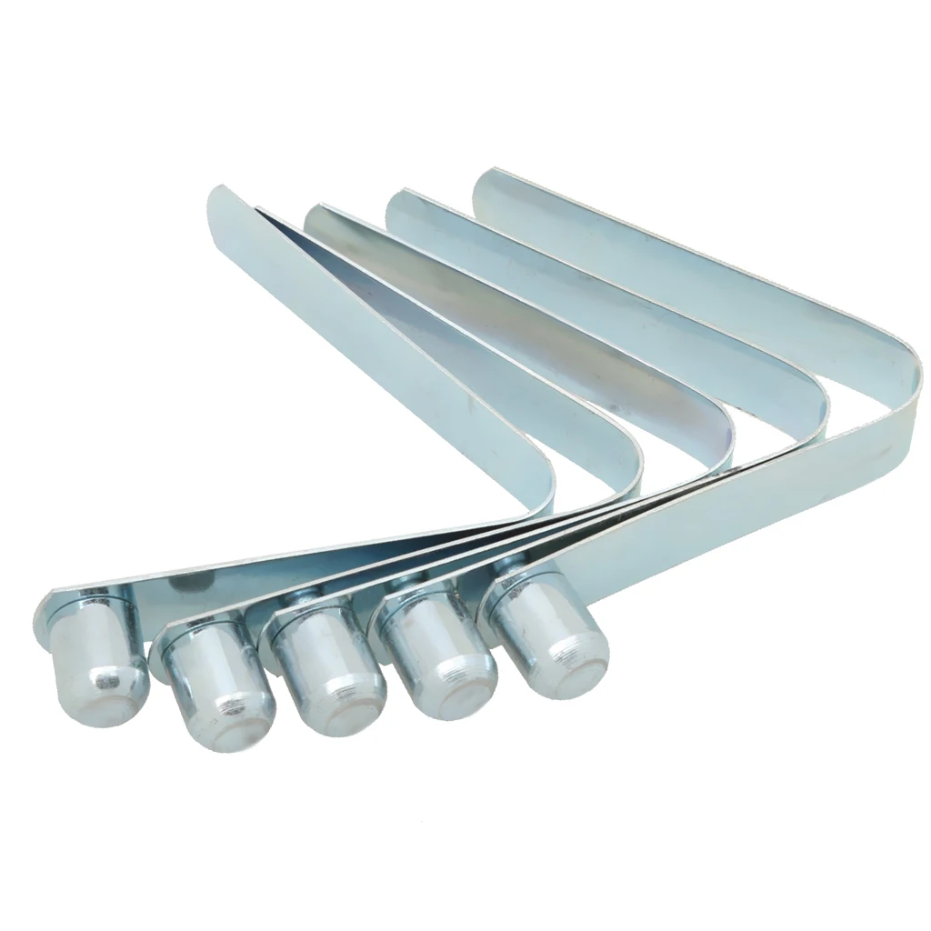 Custom Spring Steel Nickel Plated Tent Pole Spring Clip Snap Buttons V Shaped Button Clips - V Shape Spring, Button Spring Clamp