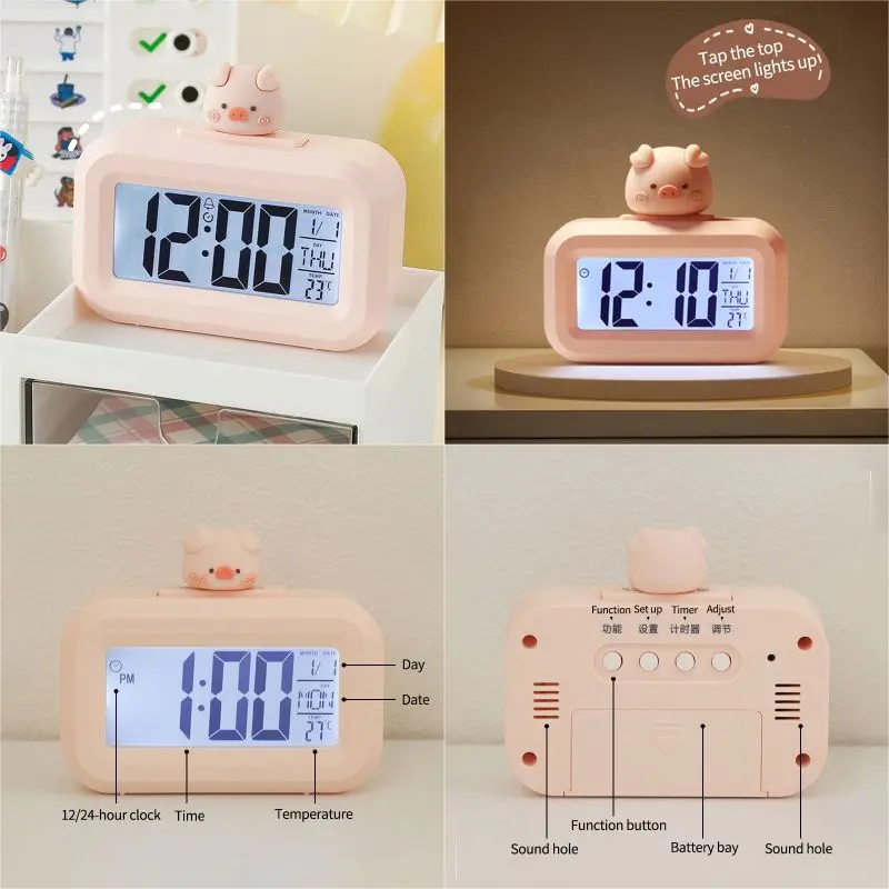 Cute Digital Clock for Desk: A Must-Have for Your Home or Office