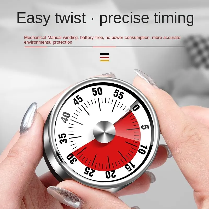 Visual timer Mechanical Countdown Timers Kitchen Classroom Baking Clock For Teaching Meeting Cookin Working 1pc