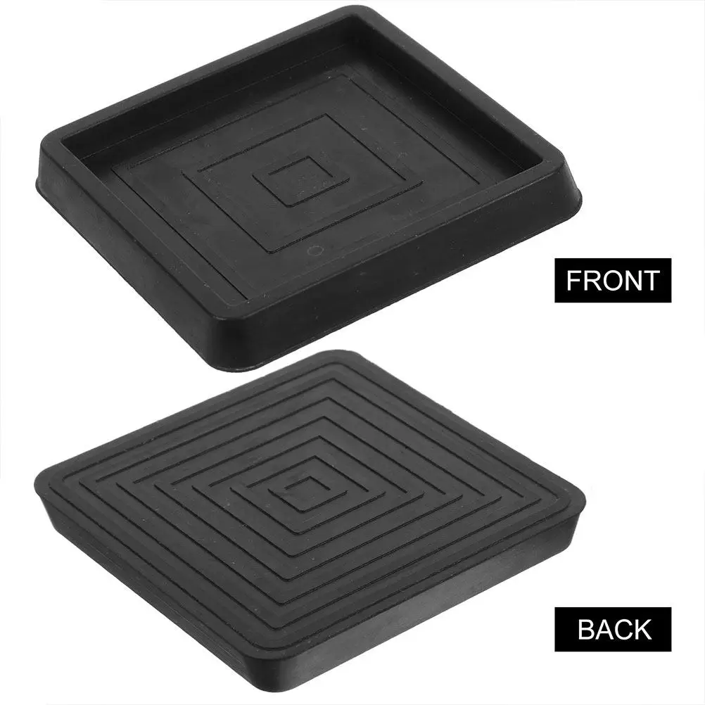 4Pcs 가구 발 패드 미끄럼 방지 고무 의자 다리 보호대 멀티 사무용 가구 코스터 바닥 스크래치