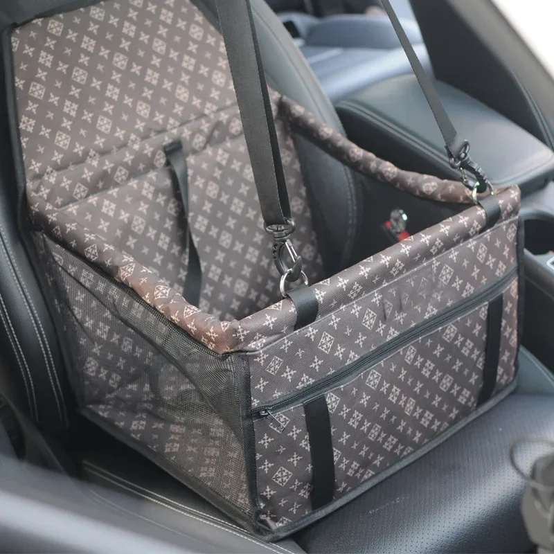 Pet Car Seat Bag Double Thick Travel Accessories Mesh Hanging Bags Folding Pet Supplies Waterproof Dog Mat Blanket Safety