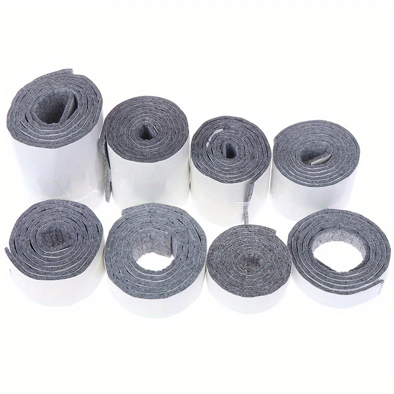 100cm/Roll Self-Adhesive Felt Furniture Leg Pad Anti-Slip Mat Floor Protector Wear-Resisting Table Chair Legs Sticky Back Bumper 3