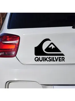 1 adesivo divertente Quiksliver per auto, adesivo in carbonio per decorazione finestrini auto, accessori decorativi in vinile alla moda per auto