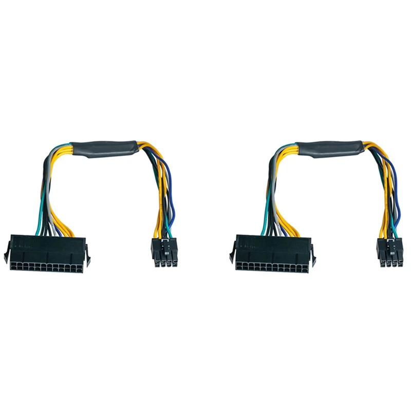 2X24 Pin To 8 Pin ATX PSU кабель адаптера питания для DELL Optiplex 3020 7020 9020 Precision T1700 12-дюймовый (30 см)