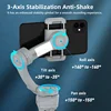 AXNEN Smart 3-Axis Handheld Gimbal Stabilizer for Smartphone with Fill Light for iPhone Android Face Tracking Tiktok Vlog Kit 2