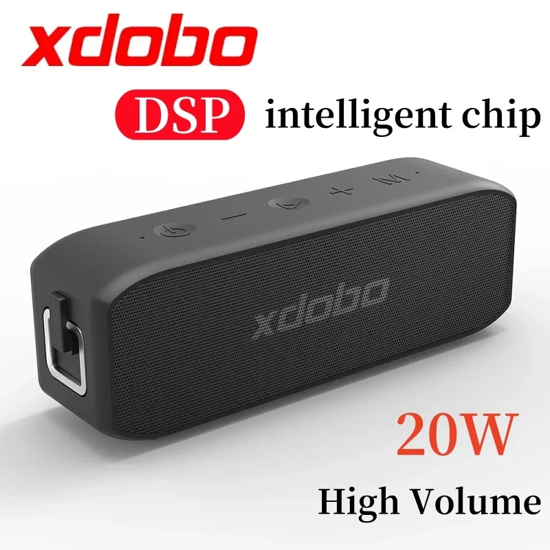 XDOBO 강력한 사운드 칼럼 HIFI 무선 블루투스 스피커, 헤비 베이스 서브우퍼, 휴대용 음악 센터 TWS