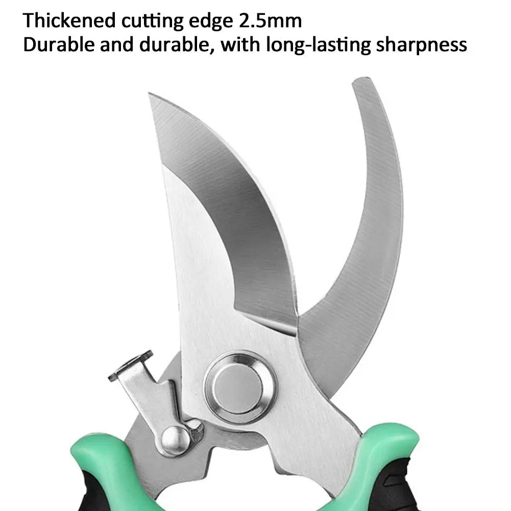 Garden Scissors Pruner Professional Sharp Bypass Pruning Shears Tree Trimmers Secateurs Hand Clippers