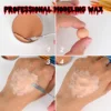 Bowitzki Halloween Makeup Special Effects Oil Face Body Paint Fake Blood Scar Wax Charred Ash Powder with Sponges Brush 2