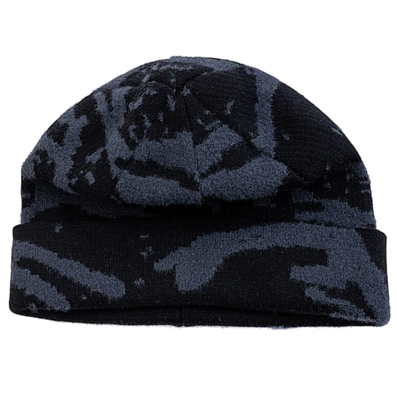 New Style Unisex Geometric Print Skull Cap Dandy Winter Hats Sailor Style Hats For Men Women Autumn Outdoor Ski Beanie Cap