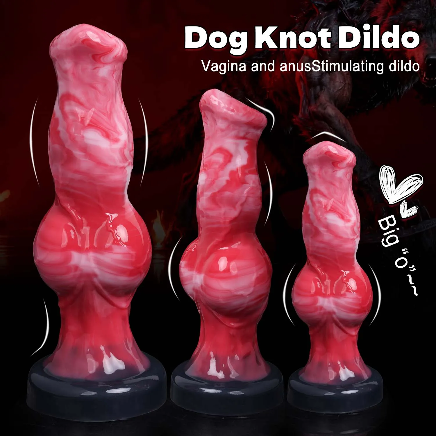 Dildo pene animale realistico con anal plug per uomo e donna_voghion.com